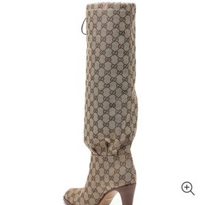 Gucci gg all over high boots (BRAND NEW)